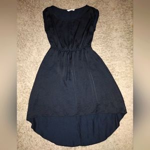 Black high low dress